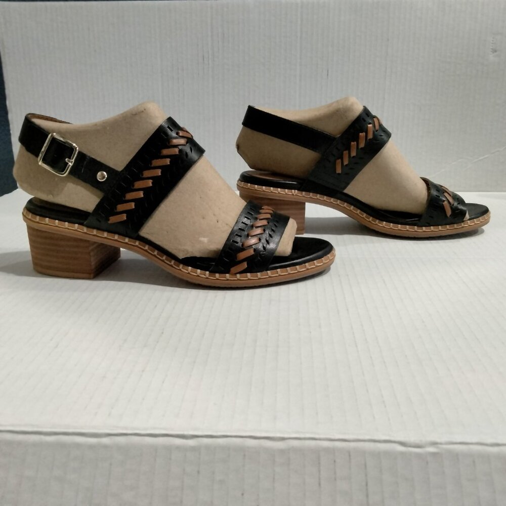Pikolinos Blanes Women's Leather Slingback Heel Sandal, Size 39, Original Box - Picture 5 of 14